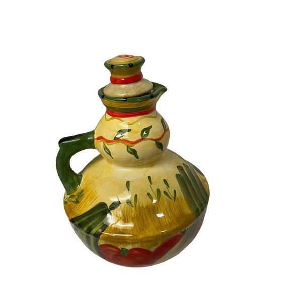 Collectible Pamela Gladding Certified International Jug Decanter with Stopper 8" - Picture 7 of 8